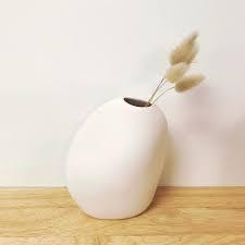 Buy Harmie Med Vase - White by Ned Collections - at White Doors & Co