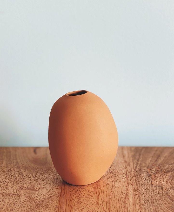Buy Harmie Small Vase - Mustard by Ned Collections - at White Doors & Co