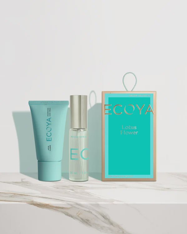 Buy Holiday: Lotus Flower Two Piece Mini Gift Set by Ecoya - at White Doors & Co