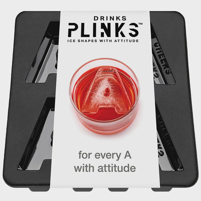 Buy Ice Cube Tray - Letter A by Drinks Plinks - at White Doors & Co
