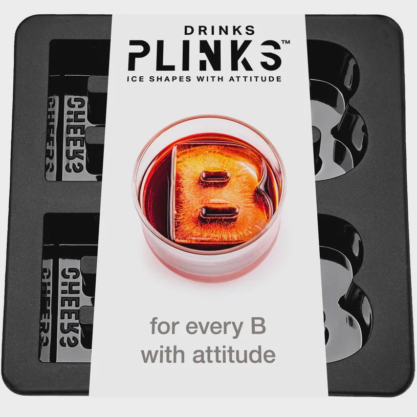Buy Ice Cube Tray - Letter B by Drinks Plinks - at White Doors & Co