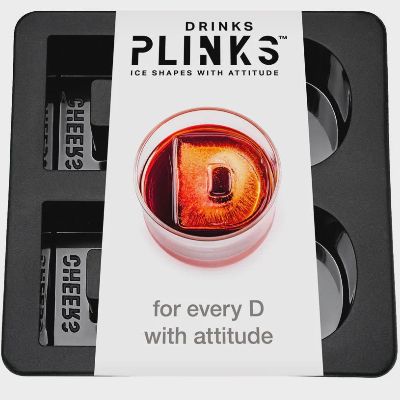 Buy Ice Cube Tray - Letter D by Drinks Plinks - at White Doors & Co