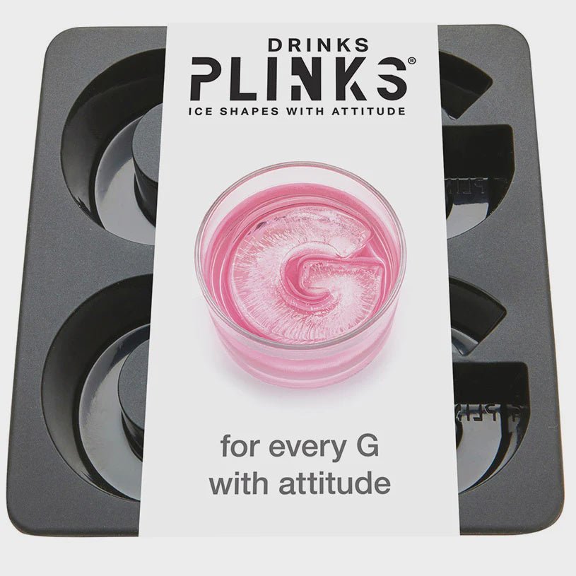Buy Ice Cube Tray - Letter G by Drinks Plinks - at White Doors & Co
