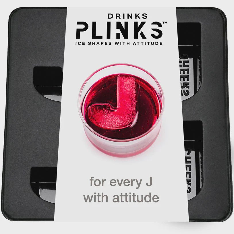 Buy Ice Cube Tray - Letter J by Drinks Plinks - at White Doors & Co