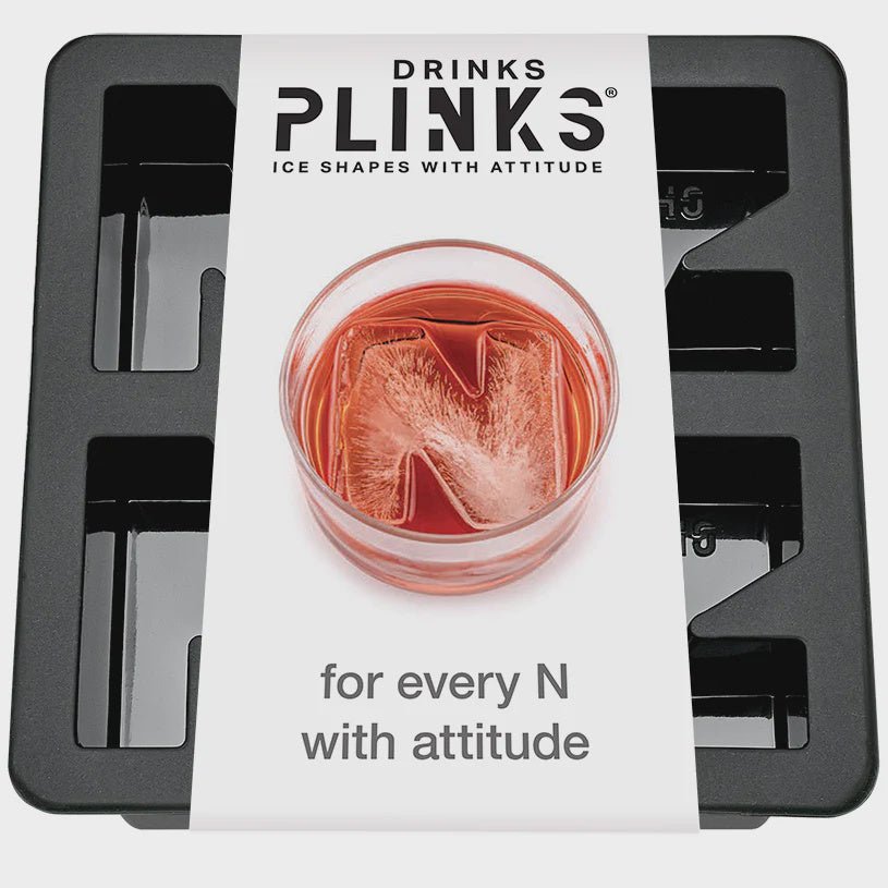 Buy Ice Cube Tray - Letter N by Drinks Plinks - at White Doors & Co