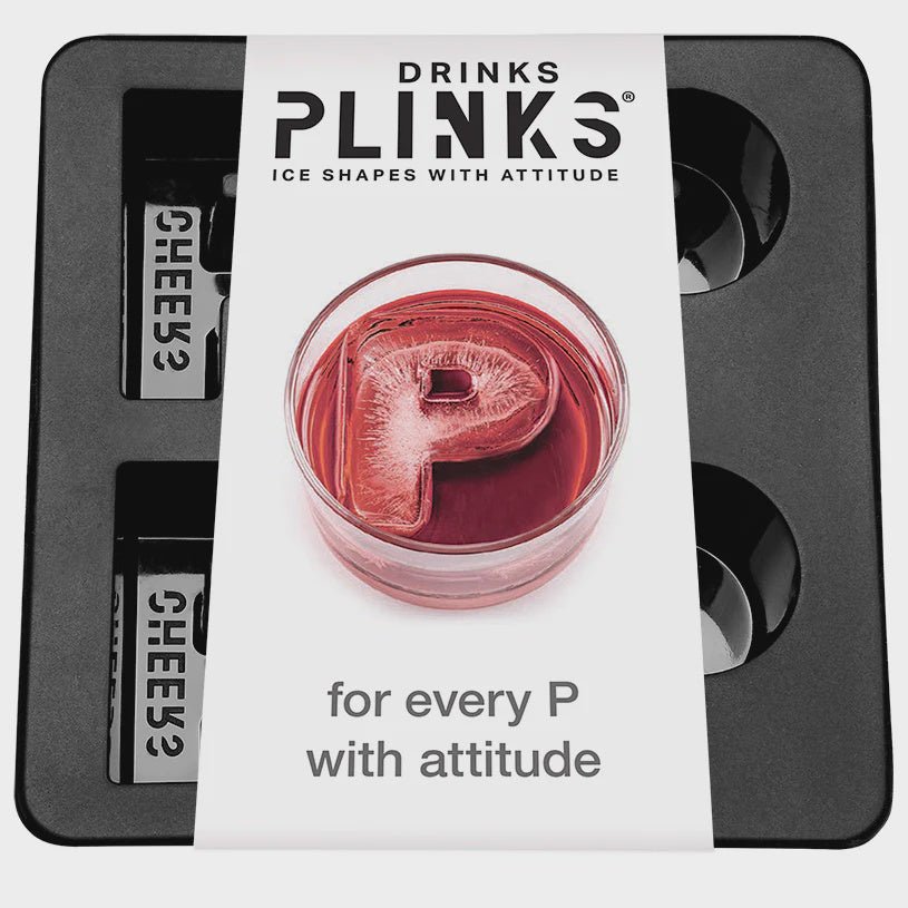 Buy Ice Cube Tray - Letter P by Drinks Plinks - at White Doors & Co