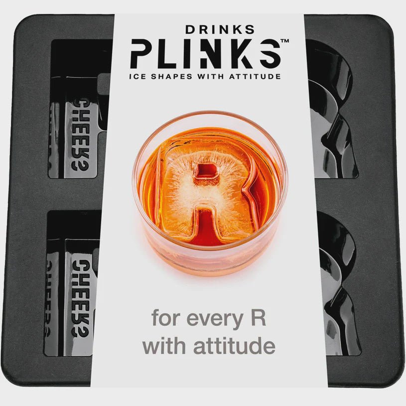 Buy Ice Cube Tray - Letter R by Drinks Plinks - at White Doors & Co