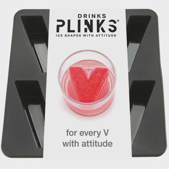 Buy Ice Cube Tray - Letter V by Drinks Plinks - at White Doors & Co