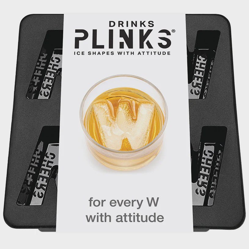 Buy Ice Cube Tray - Letter W by Drinks Plinks - at White Doors & Co