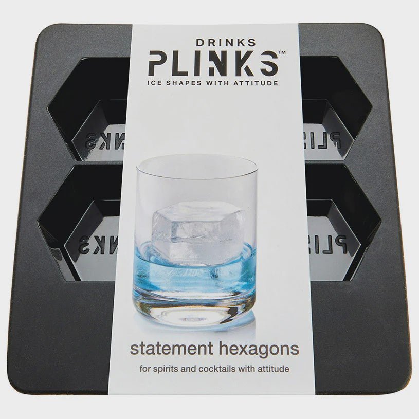 Buy Ice Cube Tray - Statement HEXAGONS by Drinks Plinks - at White Doors & Co