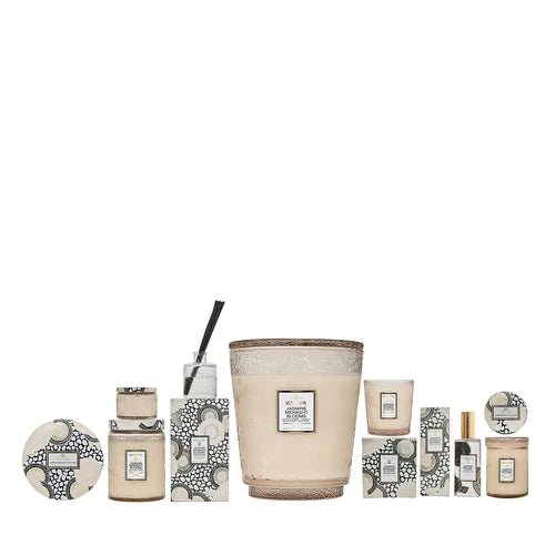 Buy Jasmine Midnight Blooms Petite Jar Candle by Voluspa - at White Doors & Co
