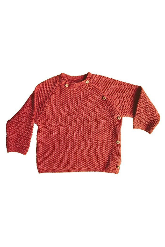 Buy Kimono Jumper Watermelon 6-12 mths by Indus Design - at White Doors & Co