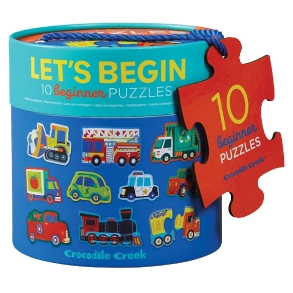 Buy Let's Begin 2 Puzzle - Vehicles by Tiger Tribe - at White Doors & Co