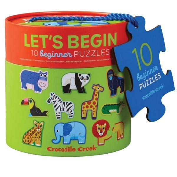 Buy Let's Begin 2pc Puzzle - Jungle by Tiger Tribe - at White Doors & Co