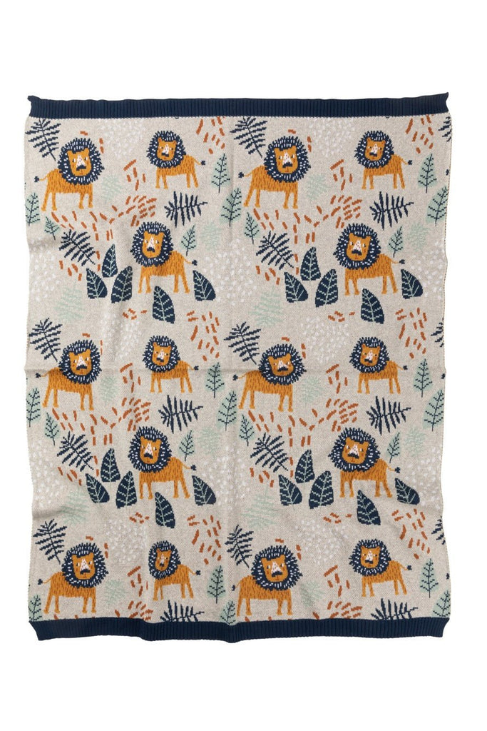 Buy Lindsay Lion Blanket by Indus Design - at White Doors & Co