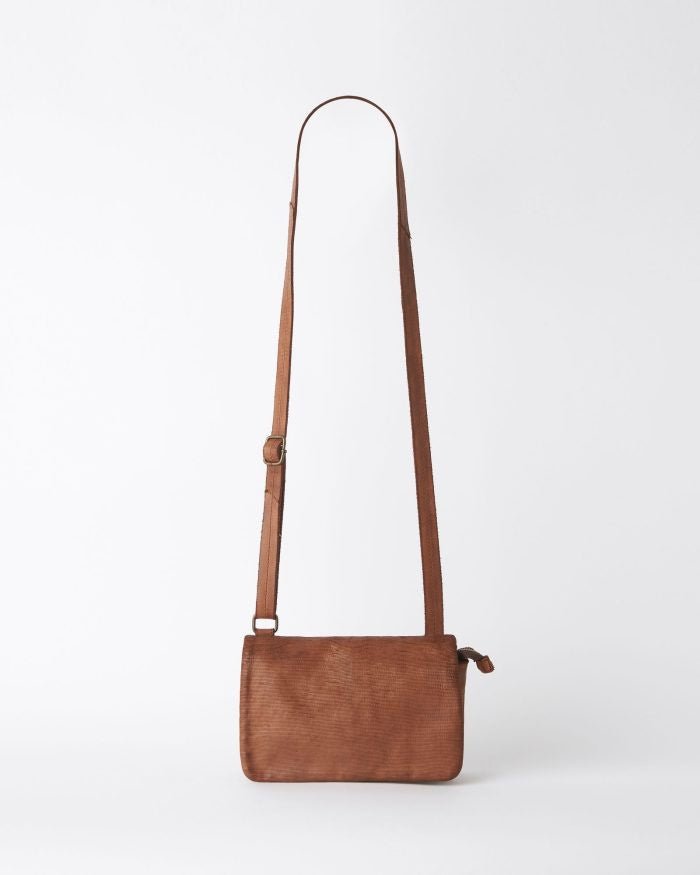 Buy Linea Crossbody- Cognac by Ju Ju and Co - at White Doors & Co
