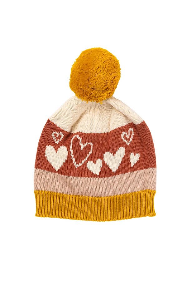Buy Love Heart Beanie Blush by Indus Design - at White Doors & Co