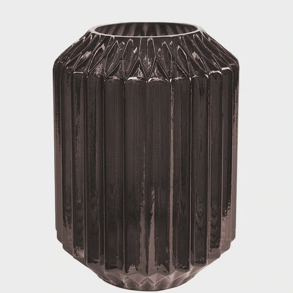 Buy Lune Gem Vase -Amethyst (L) by Canvas & Sasson - at White Doors & Co