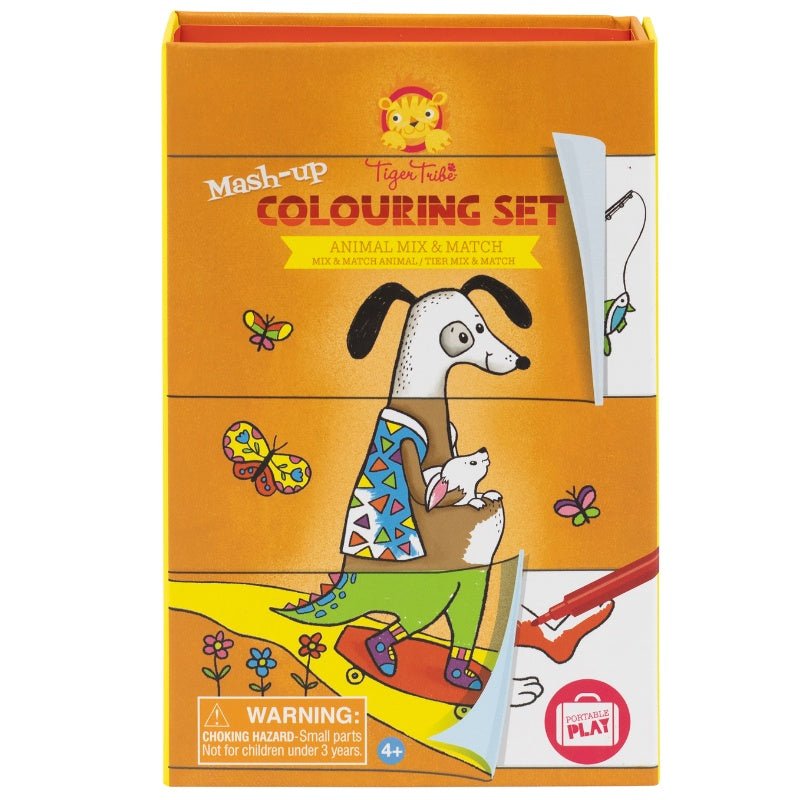 Buy Mash-up Colouring Set - Animal Mix Up by Tiger Tribe - at White Doors & Co