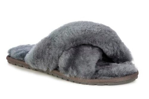 Buy Mayberry Charcoal Slippers by Emu Australia - at White Doors & Co