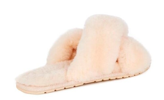 Buy Mayberry Natural Slippers by Emu Australia - at White Doors & Co