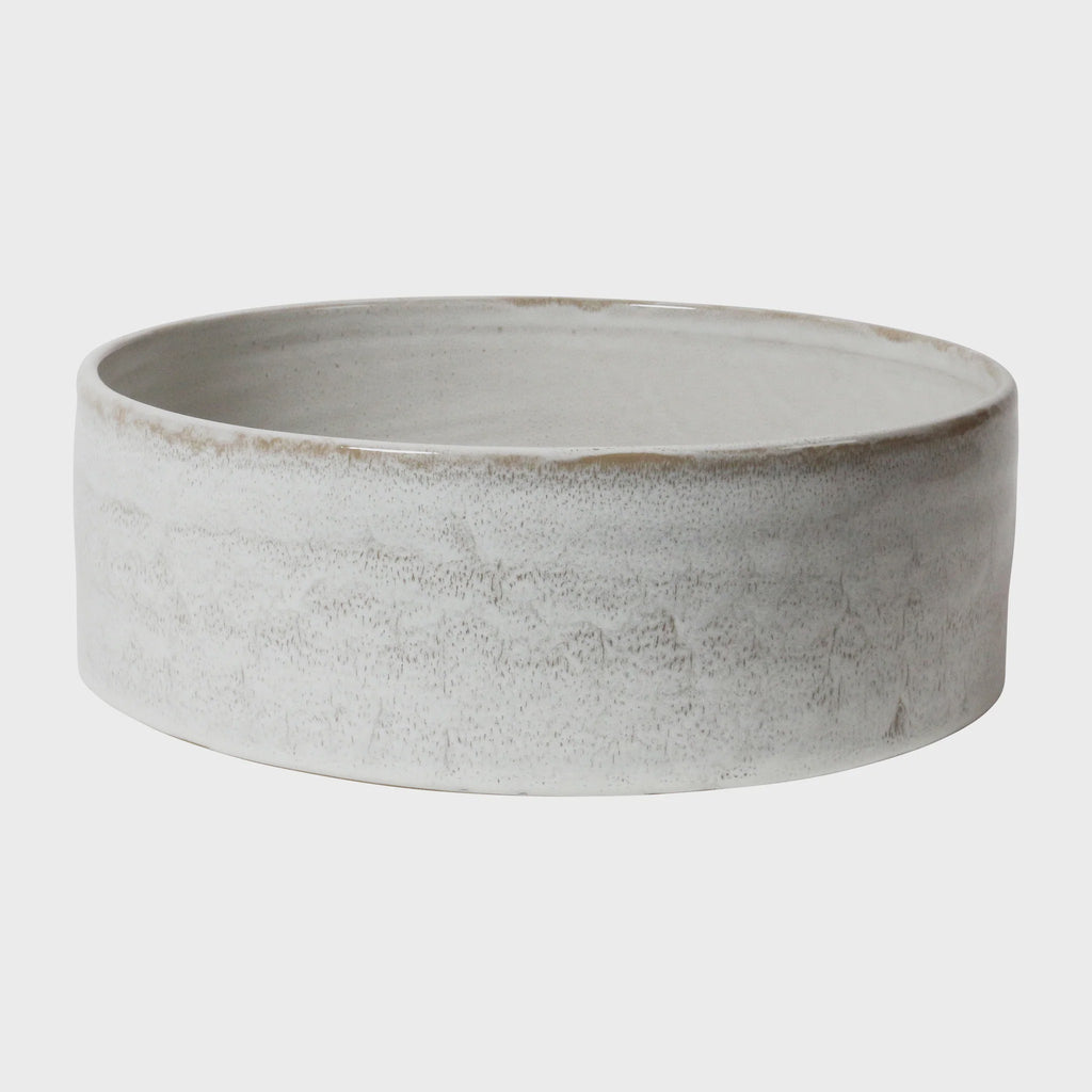 Buy Medium Wheel Bowl / Snow by Robert Gordon - at White Doors & Co