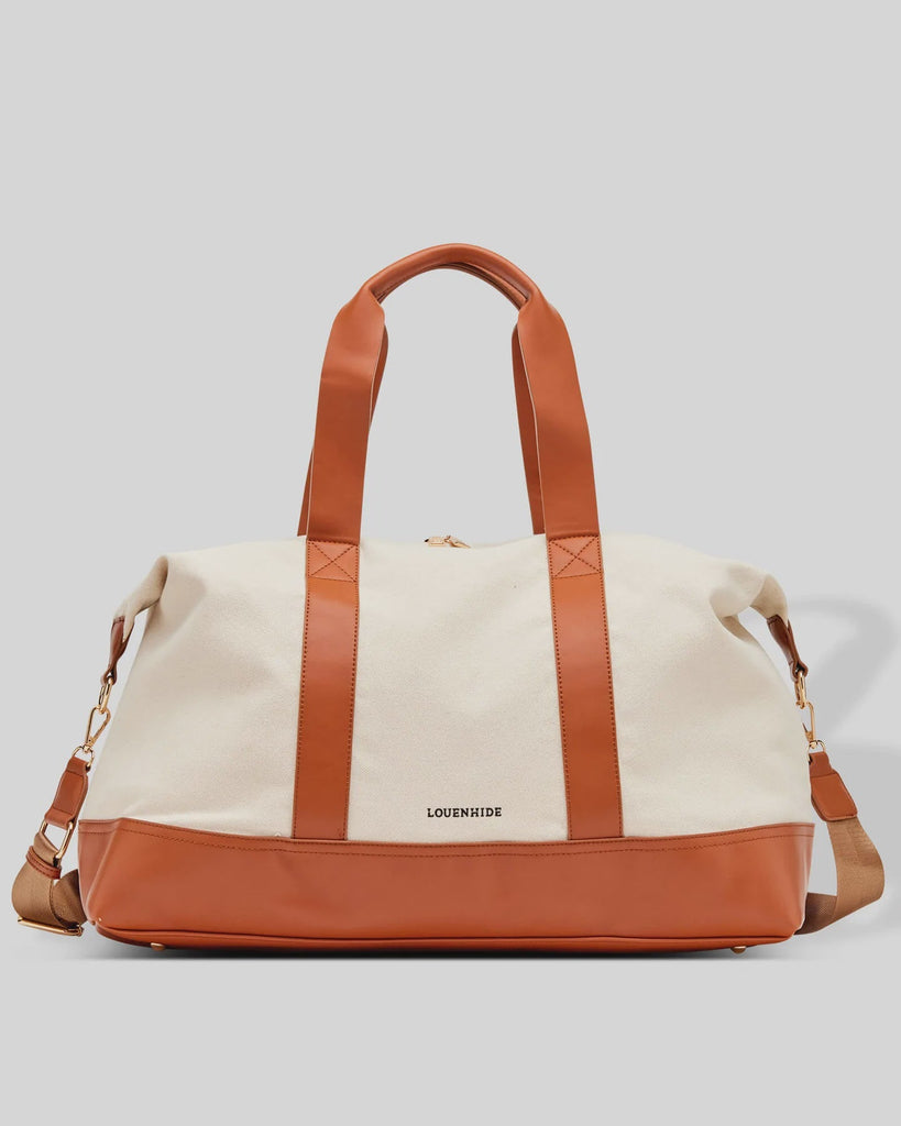 Buy Memphis Weekender Travel Bag - Tan by Louenhide - at White Doors & Co