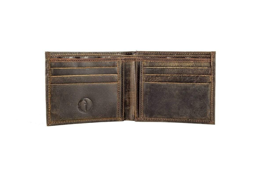 Buy Men's Wallet - Slot - CH Brown by Indepal - at White Doors & Co