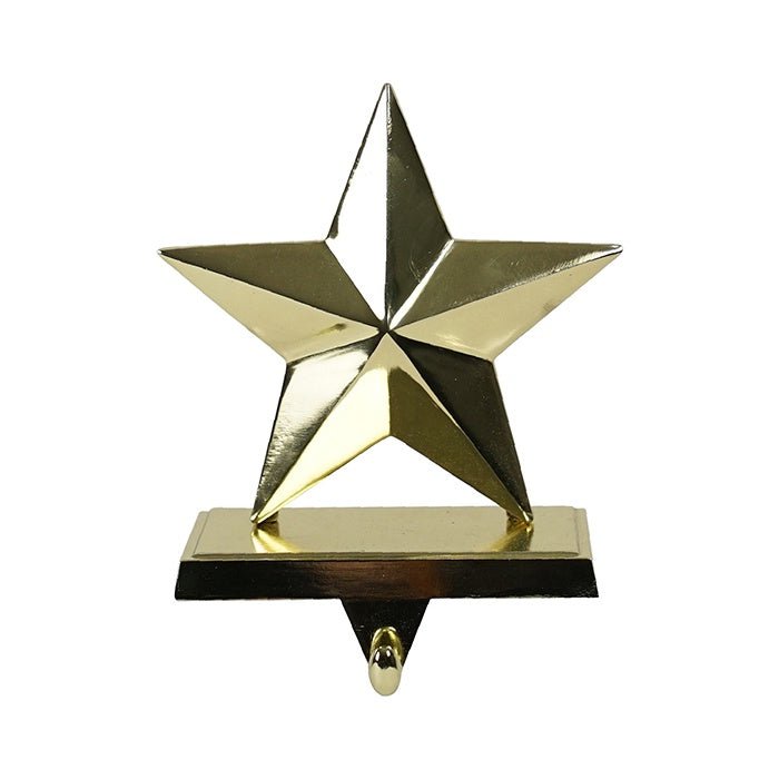 Buy Metal Stocking Holding Gold 5 Point Star by Swing - at White Doors & Co