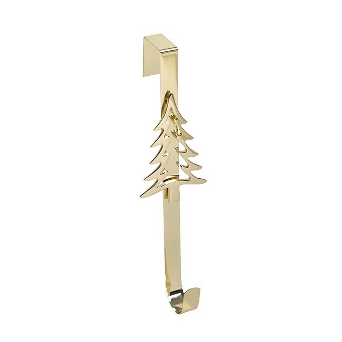 Buy Metal Stocking Holding Tree - Gold by Swing - at White Doors & Co