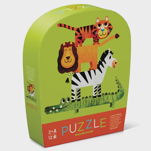 Buy Mini Puzzle 12 pc - Jungle Friends by Tiger Tribe - at White Doors & Co