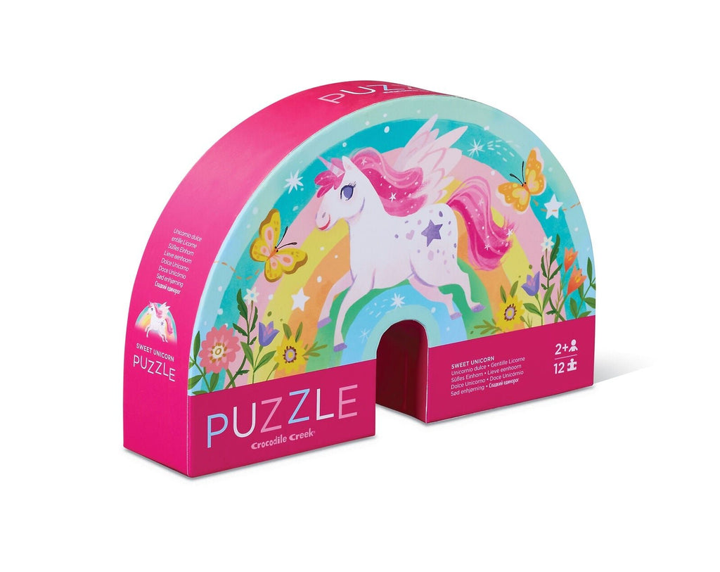 Buy Mini Puzzle 12 pc - Sweet Unicorn by Tiger Tribe - at White Doors & Co