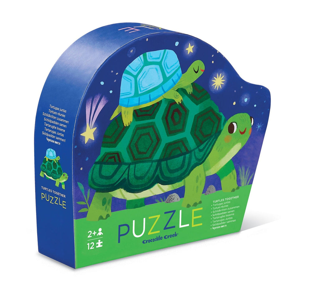 Buy Mini Puzzle 12 pc - Turtles Together by Tiger Tribe - at White Doors & Co