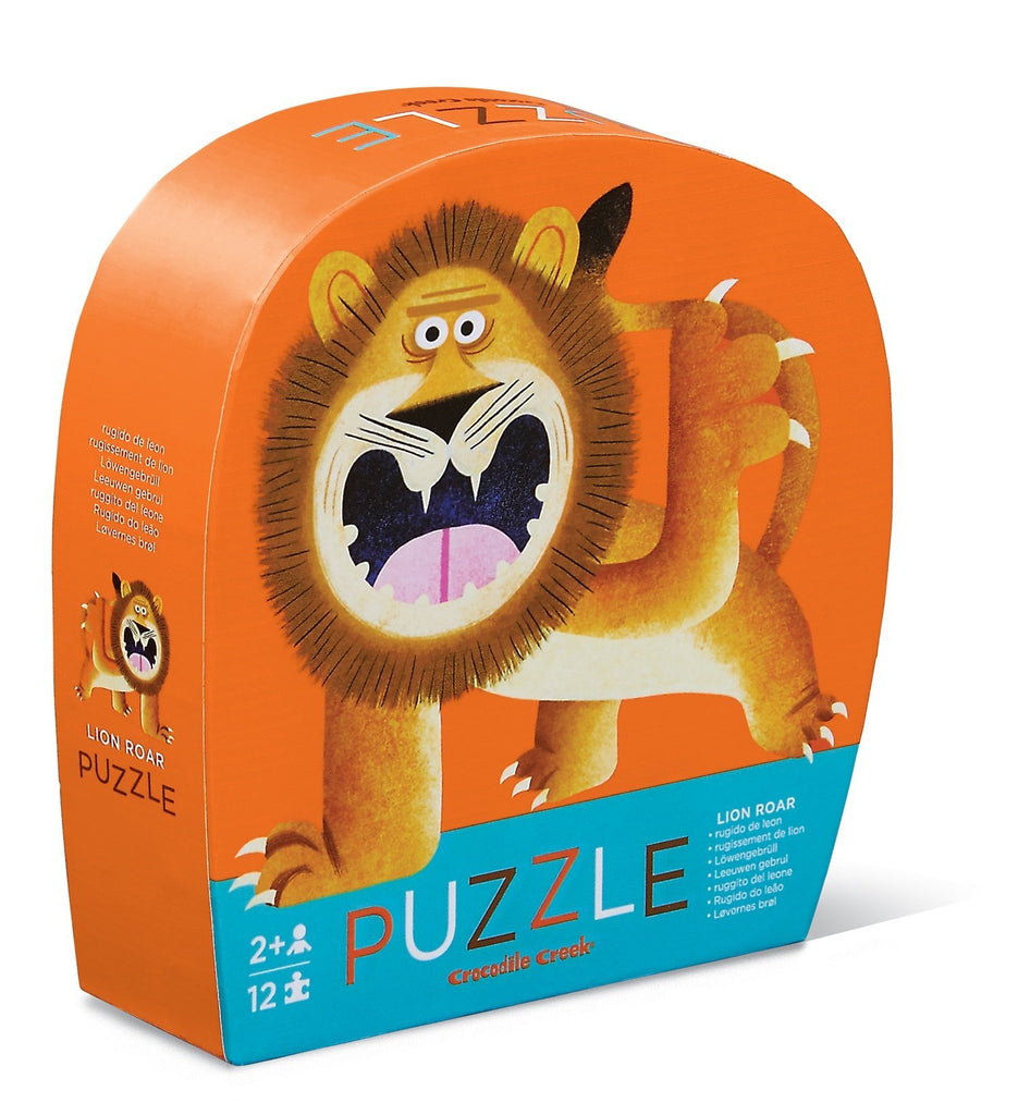 Buy Mini Puzzle 12pc - Lion Roar by Tiger Tribe - at White Doors & Co