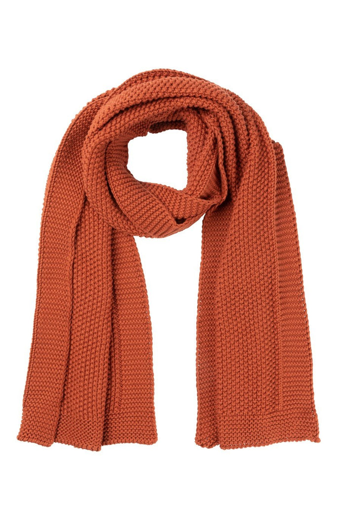 Buy Moss Stitch Knit - Terracotta by Indus Design - at White Doors & Co