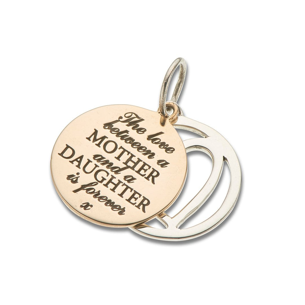 Buy Mother & Daughter Heart Slider Charm by Palas - at White Doors & Co