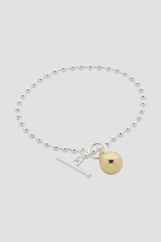 Buy Noa Silver Gold Bracelet by Liberte - at White Doors & Co