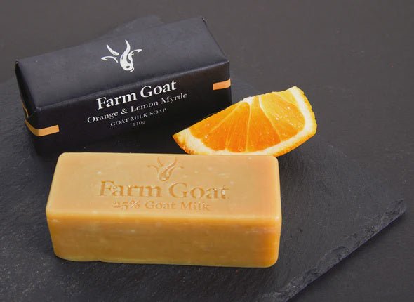 Buy Orange & Lemon Myrtle 110g by Goat - at White Doors & Co