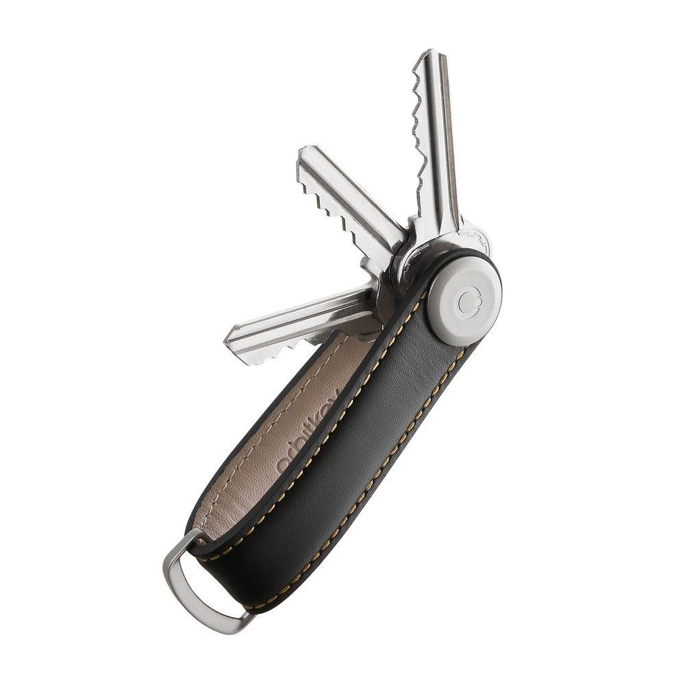 Buy Orbitkey Leather - Black & Tan by OrbitKey - at White Doors & Co