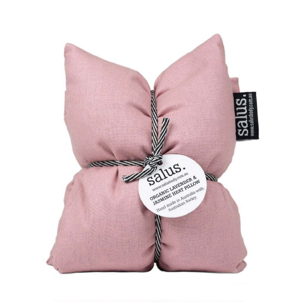 Buy Organic Lavender & Jasmine Heat Pillow - Dusty Rose by Salus - at White Doors & Co