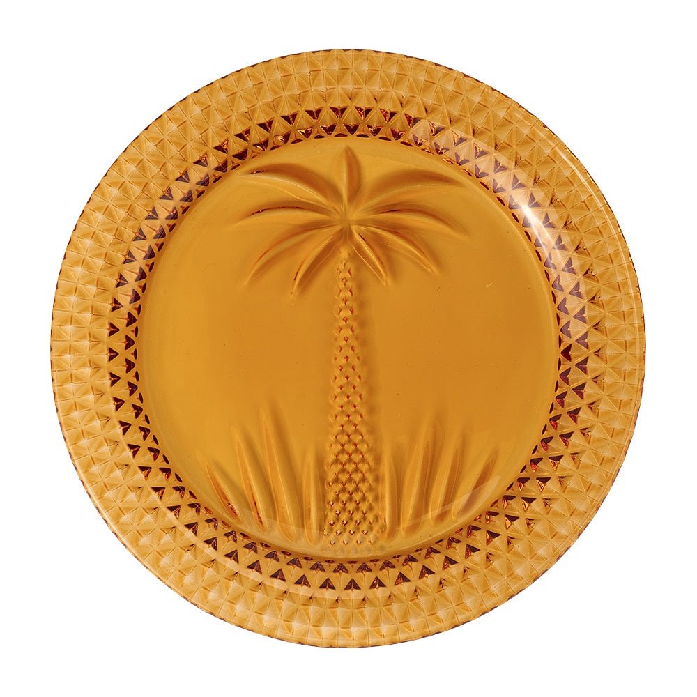 Buy Palm Plate - Amber by Annabel Trends - at White Doors & Co