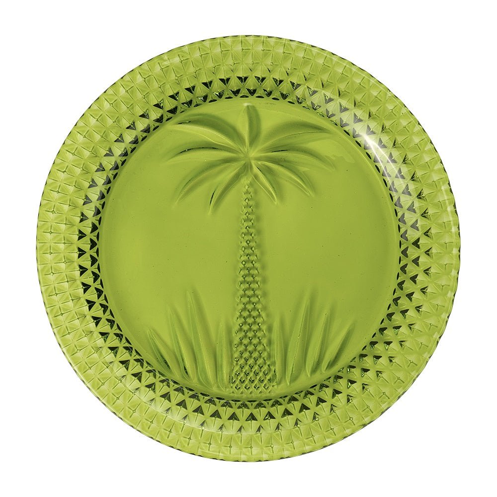 Buy Palm Plate - Green by Annabel Trends - at White Doors & Co
