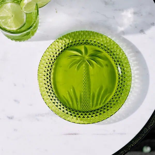 Buy Palm Plate - Green by Annabel Trends - at White Doors & Co