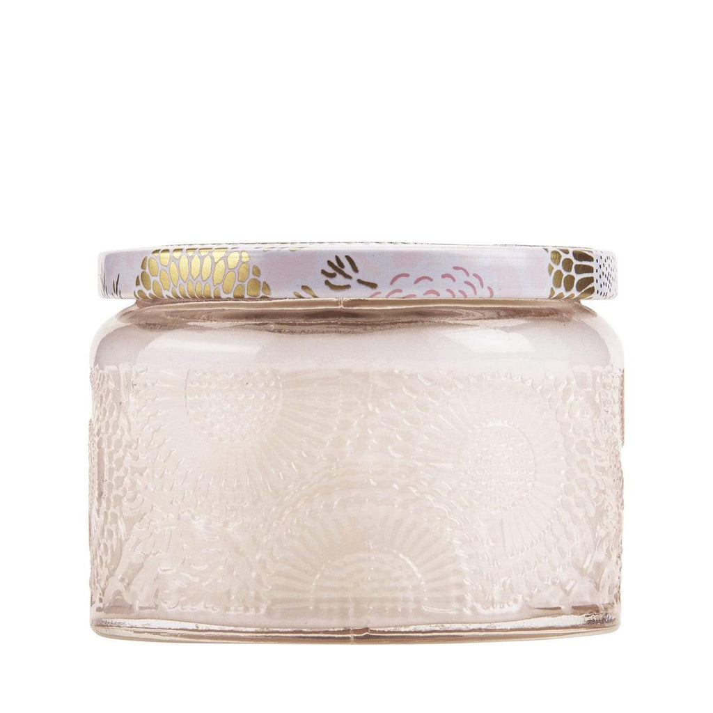 Buy Panjore Lychee Petite Jar Candle by Voluspa - at White Doors & Co
