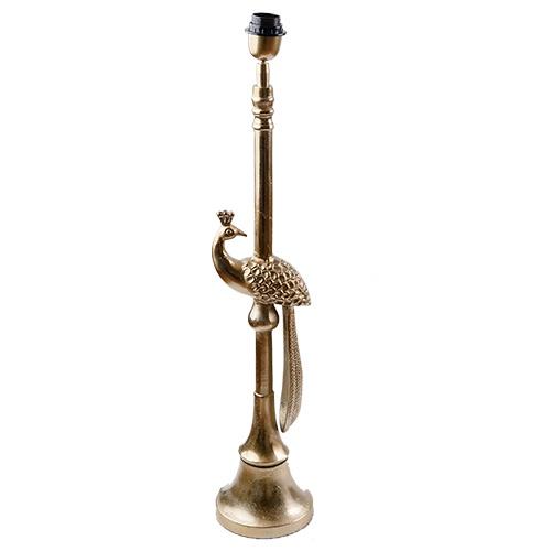 Buy Peacock Lamp Base - New Bronze (PRE - ORDER) by Ruby Star Traders - at White Doors & Co