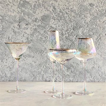 Buy Pearl Lustre Champagne Flute (Set of 4) by The Source - at White Doors & Co