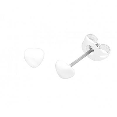 Buy Petite Earrings Heart - Rose Gold by Liberte - at White Doors & Co