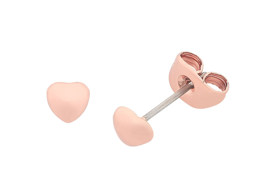 Buy Petite Love Earrings - Rose Gold by Liberte - at White Doors & Co