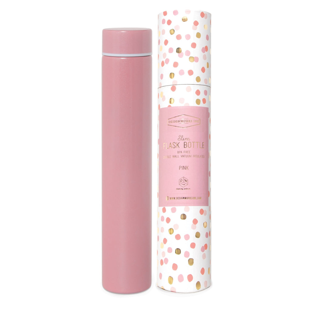 Buy Pink Tall Flask by Gentleman's Hardware - at White Doors & Co