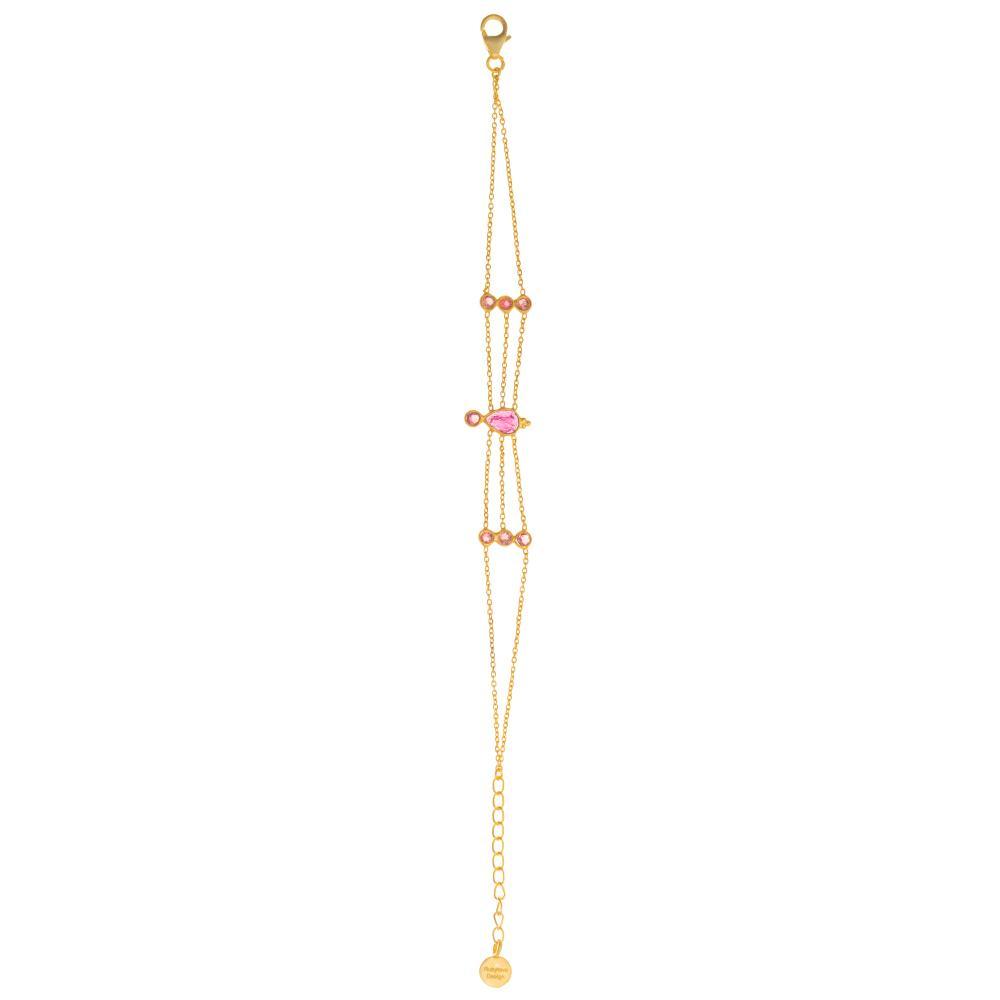 Buy Pink Tourmaline Braclet by RubyTeva - at White Doors & Co
